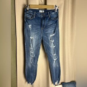 Cello Ripped Skinny Jeans Size 3